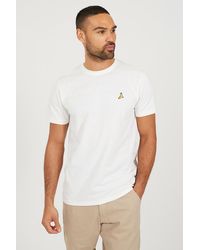 Brave Soul - Crew Neck Embroidered Badge T-Shirt - Lyst