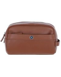 Brampton London - 'Aqualuxe' Real Leather Wash Bag - Lyst