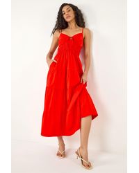 D.u.s.k - Cotton Tiered Maxi Dress - Lyst