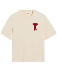 Ami Paris - Patch T-Shirt - Lyst