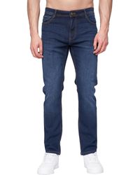 Henleys - Craze Comfort Straight Jeans (Dark Wash) - Lyst