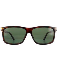 Polaroid - Rectangle Dark Havana Polarized Sunglasses - Lyst