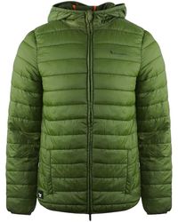 Aquascutum - London Logo Army Active Hoodie Jacket - Lyst