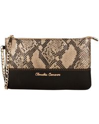 Claudia Canova - Small Snake Effect Zip Top Bag - Lyst