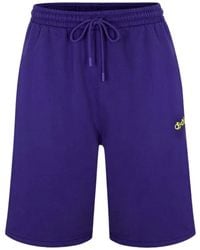 Off-White c/o Virgil Abloh - Opposite Arrow Skate Sweatshorts - Lyst