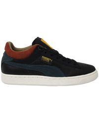 PUMA - Stepper Classic Mmq Leather Lace Up Trainers 355550 01 - Lyst