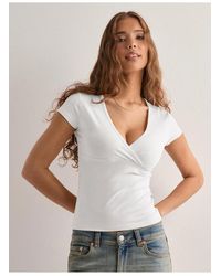 Everyday the Label - Damen Wickel Kurzarm-T-Shirt - Lyst