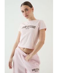 DSGN Studio - Applique Fitted T-Shirt - Lyst