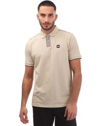 Weekend Offender - Teresina Geruit Poloshirt In Steen - Lyst