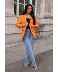 Femme Luxe - Long Sleeve Pocket Blazer - Lyst
