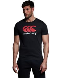 Canterbury - Logo Cotton Blend T-Shirt - Lyst