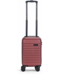 Infinity Leather - Abs Hardshell Underseat Cabin Suitcase 45 X 25 X 20 Cm Luggage Suitable For Rynair - Lyst
