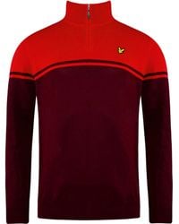 Lyle & Scott - Croft Golf Sweater Wool - Lyst