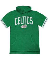 Mitchell & Ness - Boston Celtics Nba French Terry Hoodie T-Shirt - Lyst