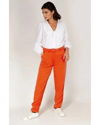 Secret Label - Tencel Taper Leg Trousers - Lyst
