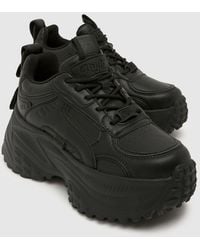 Buffalo - Turbo One Damen Schwarze Sneakers - Lyst