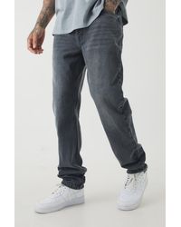 BoohooMAN - Tall Straight Rigid Jeans - Lyst