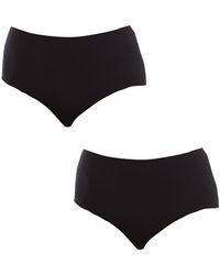 Q En - Pack Of 2 High Waist Bamboo Panties Q906 - Lyst