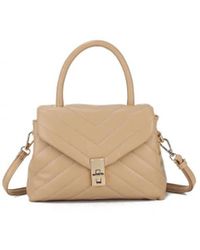 Where's That From - 'Auri' Top Handle Bag With Buckle Detail - Lyst