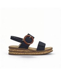 Rieker - 62950-14 Ankle Strap Sandals Textile - Lyst