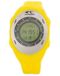 Chronotech - Yellow Rubber Watch - Lyst