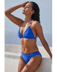 Sosandar - Cobalt Ladder Detail Bikini Bottoms Lace - Lyst