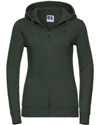 Russell - Ladies Authentic Full Zip Hoodie (Bottle) - Lyst