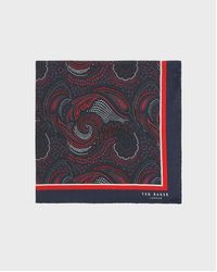 Ted Baker - Foldin Printed Paisley Pocket Square - Lyst