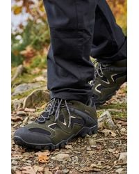 Mountain Warehouse - 'Curlews' Walking Shoes Rubber Outsole Waterproof Everyday Footwear Synthetic Leather - Lyst