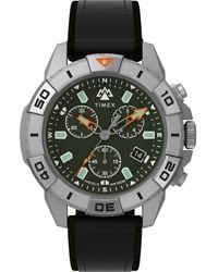 Timex - Ridge Chrono Watch Tw2W16100 Leather (Archived) - Lyst