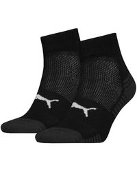 PUMA - Sport 2 Pack Cushioned Quarter Sock - Lyst