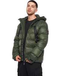 Crosshatch - Craystore Hooded Puffer Jacket - Lyst