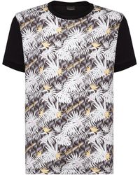 Billionaire - T-shirt Ronde Hals Palms - Lyst