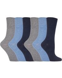 IOMI - Ladies 6 Pack Non Elastic Diabetic Socks With Hand Linked Toe Seams - Lyst