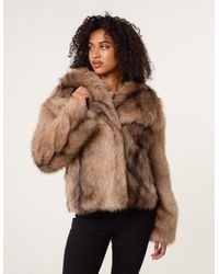 Blue Vanilla - Faux Fur Coat - Lyst