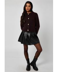 Urban Bliss - Cropped Soft Knit Cardigan - Lyst