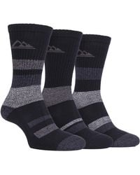Storm Bloc - 3 Pairs Ladies Anti Blister Cotton Hiking Socks With Padded Sole - Lyst