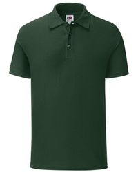Fruit Of The Loom - Tailored Poly/Cotton Piqu Polo Shirt - Lyst