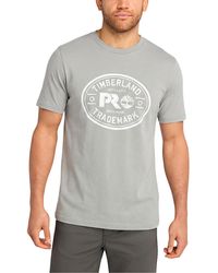Timberland - Pro Trademark Classic Logo T Shirts Summer Crew Neck Top New - Lyst