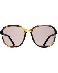 Miu Miu - Square Striped Loden Dark Mub01S - Lyst