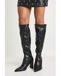 Boohoo - Wide Fit Stiletto Heeled Ankle Boots - Lyst