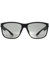 BMW - Wrap Matte Smoke Polarized Bw0003 Sunglasses - Lyst