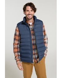 Mountain Warehouse - 'Seasons' Fur Lined Padded Gilet Water Resistant Jacket Polyamide - Lyst