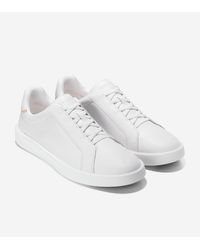 Cole Haan - Grand Crosscourt Nubuck Optic/Natural Trainers - Lyst