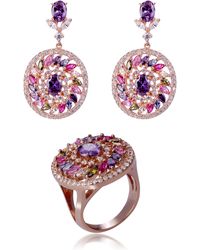 Orphelia - 'Enya 925 Sterling Set: Earrings + Ring - Lyst
