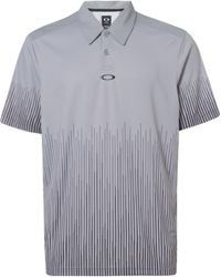 Oakley - Short Sleeve Collared Steel Golf Uniform Polo Shirt 434408 29B - Lyst