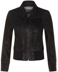 Infinity Leather - Ma-1 Varsity Bomberjack-Modbury - Lyst