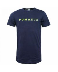 PUMA - Evo Long Line Drycell Short Sleeve T-Shirt 572452 06 Dd21 - Lyst