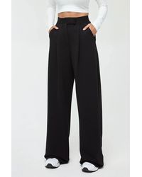 Hiccup - High Waist Elastic Crepe Palazzo Pants - Lyst