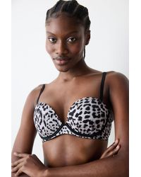 Penti - Leopard Print Underwired Bra - Lyst